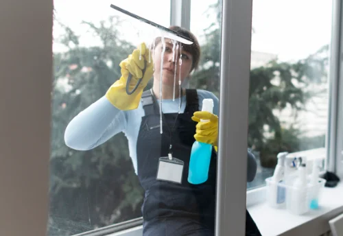Nettoyage de vitres intérieures et extérieures au Gault-Saint-Denis